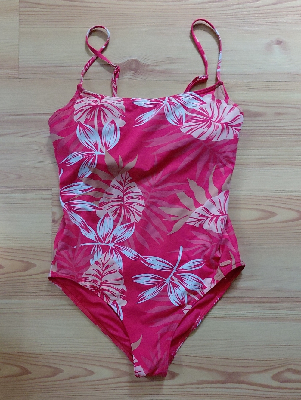 Roxy Pink Tropical One-Piece Swimsuit